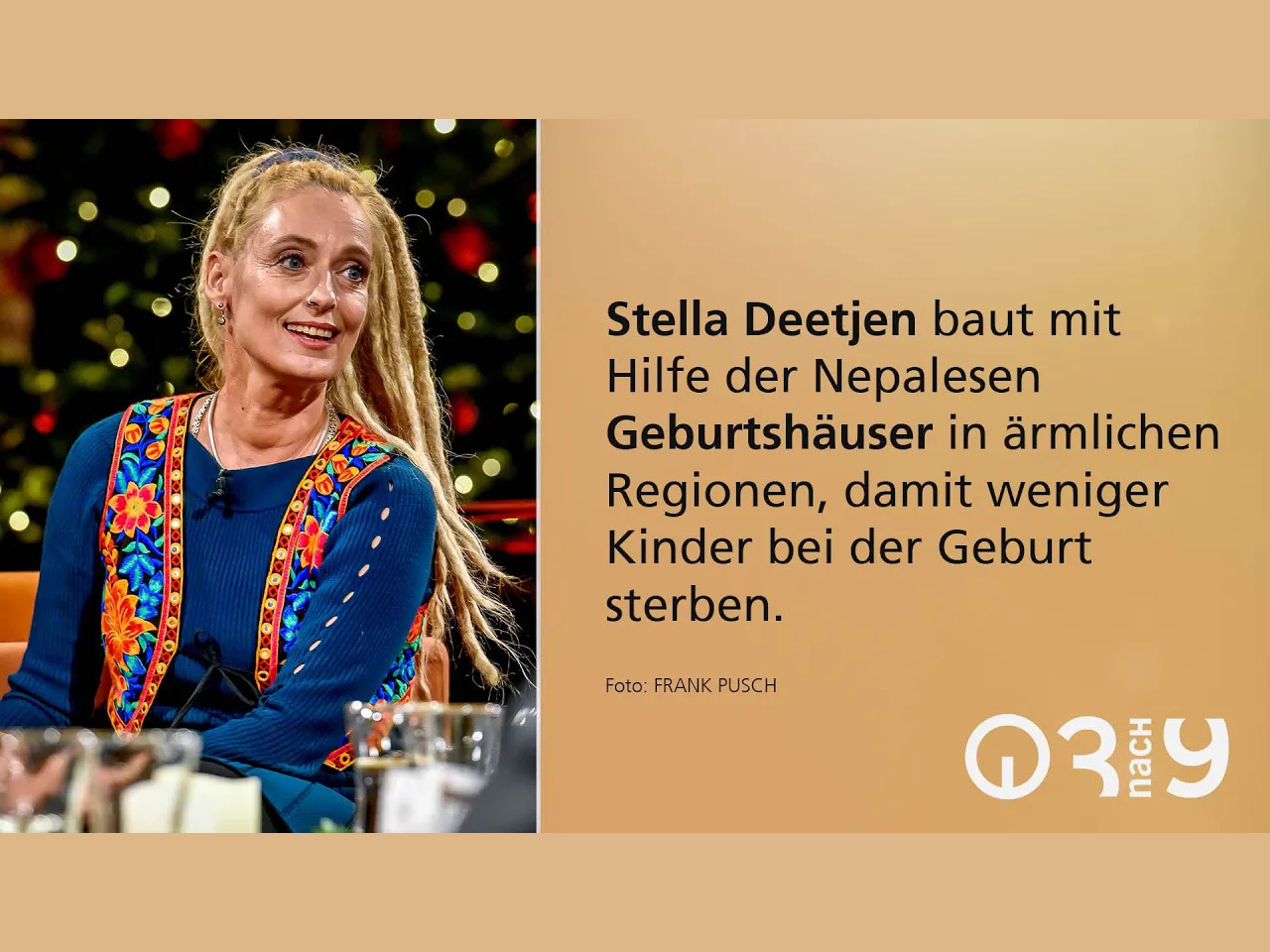 Stella Deetjen über ein Leben für 